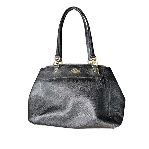 Coach Brooke carryall F25397 black purse handbag - Picture 1 of 6